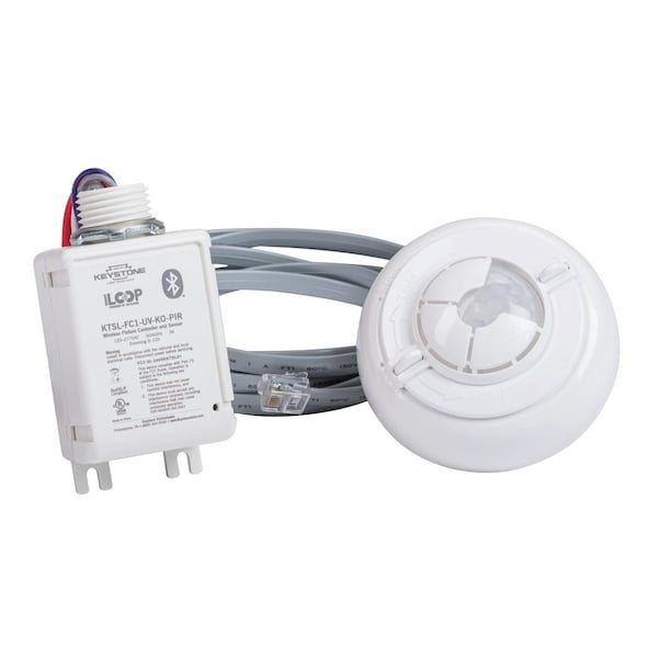 Keystone Bluetooth Mesh Wireless Fixture Controller for SmartLoop System w/ motion sensor and photocell KTSL-FC1-UV-KO-PIR - main